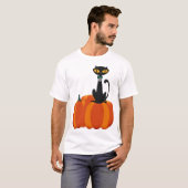Halloweenkat T-shirt (Voorkant volledig)