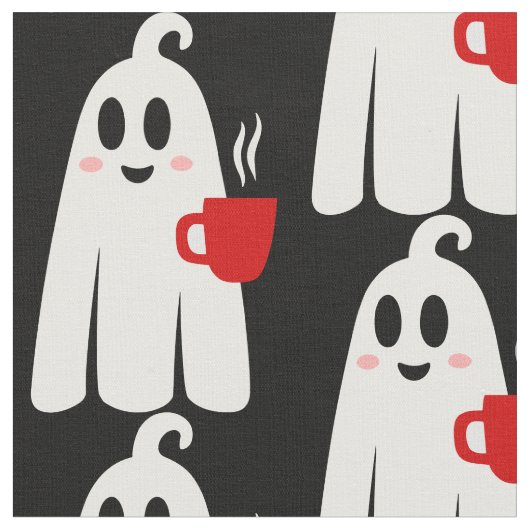 Halloweenkoffie drink spook grappig stof (Close Up)