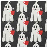 Halloweenkoffie drink spook grappig stof (Swatch)