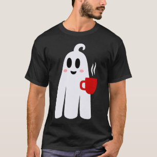 Halloweenkoffie drink spook grappig t-shirt