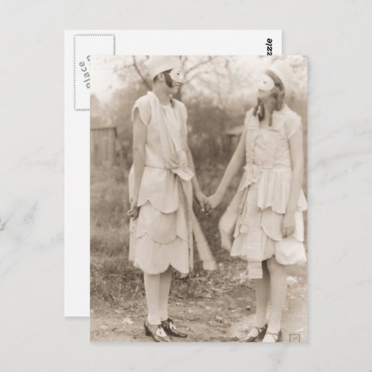 Halloweenkostuums Briefkaart (Voorkant / Achterkant)