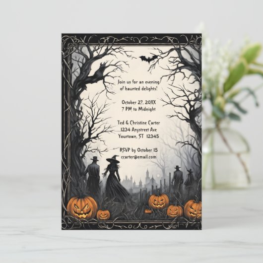 Halloweenland Kaart (Staand voorkant)