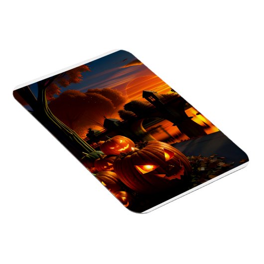 Halloweenlandschap Magneet (Rechterzijde)