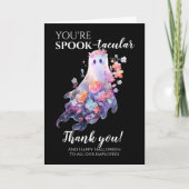 Halloweenmedewerker Bedankkaart (Voorkant)