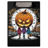 Halloweenmeisje Klembord (Voorkant)