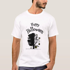 Halloweenmonsters komen uit graven t-shirt