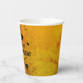 HalloweenParty Grunge Witch Pet Brooms Spiders Papieren Bekers (Links)