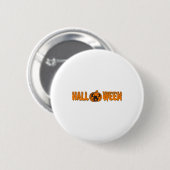 Halloweenpompoen Ronde Button 5,7 Cm (Voorkant /achterkant)