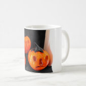 Halloweenpompoenen Koffiemok (Voorkant rechts)