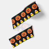 Halloweenpompoenen met Candy Corn lint (Achterkant)