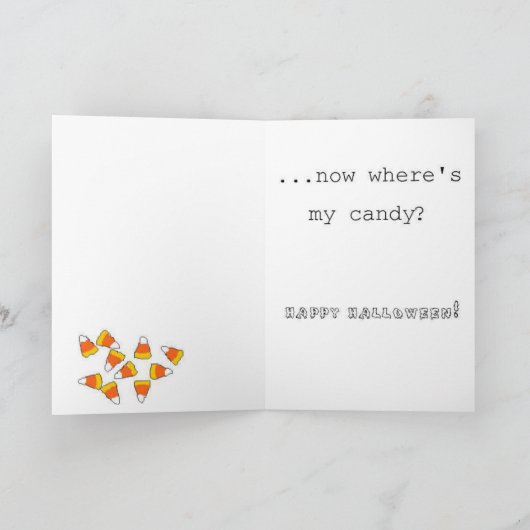 Halloweenpurist Kaart (Binnen)