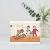 Halloween's a Jolly Time Feestdagenkaart (Staand voorkant)