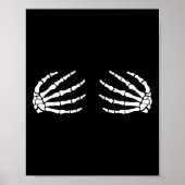 Halloween's Borstskelet Handen Borst Leuke Kosten Poster (Voorkant)