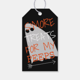 Halloween's meer traktaties voor mijn mensen cadeaulabel