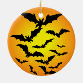 Halloween's vleermuis - keramisch ornament (Achterkant)