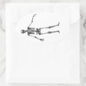 Halloweenstickers Ovale Sticker (Tas)