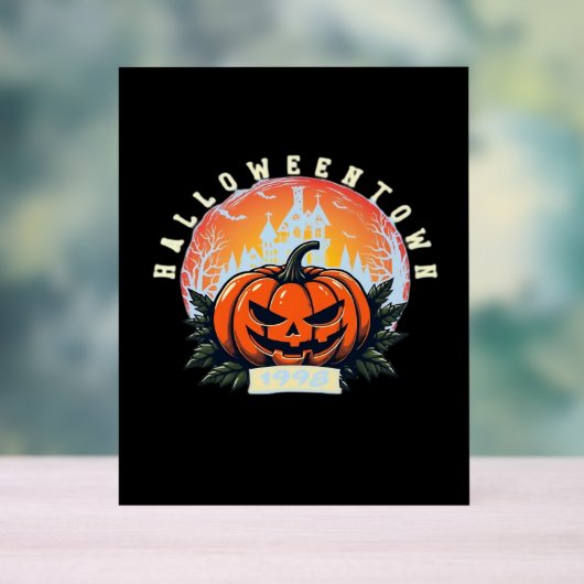 HalloweenTown 1998 Essential T-shirt Acryl Bord (Neutraal)