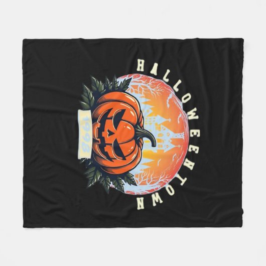 HalloweenTown 1998 Essential T-shirt Fleece Deken (Voorkant (Horizontaal))