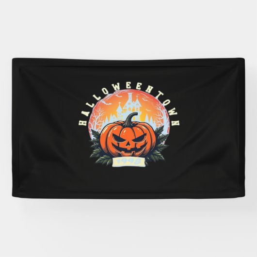 HalloweenTown 1998 Essential T-shirt Spandoek (Horizontaal)