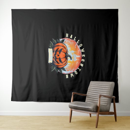 HalloweenTown 1998 Essential T-shirt Wandkleed (In Situ (horizontaal))