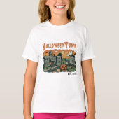 Halloweentown Spooky Sunset Scene -  Hallow T-shirt (Voorkant)