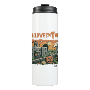 Halloweentown Spooky Sunset Scene -  Hallow Thermosbeker