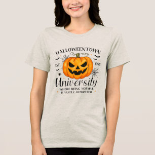 Halloweentown Universiteit – Grappige Halloween Tri-Blend Shirt