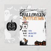 Halloweenuitnodiging 03 (Voorkant / Achterkant)