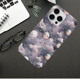 Halloweenvleermuizen Schattige spookachtig nacht iPhone 15 Pro Max Hoesje