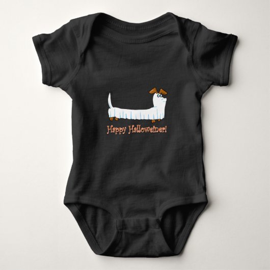 Halloweiner Dachshund Romper (Voorkant)