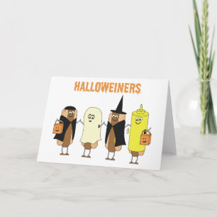 Halloweiners-Kaart Kaart