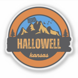 Hallowell, Kansas Sticker
