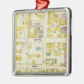 Hallowell, Kennebec County en Maine 2 Metalen Ornament (Links)