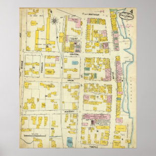 Hallowell, Kennebec County en Maine 2 Poster