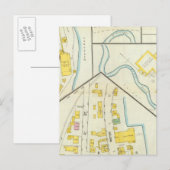 Hallowell, Kennebec County, en Maine 3 Briefkaart (Voorkant / Achterkant)