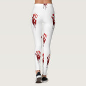 hallowen bloederige handen leggings (Achterkant)