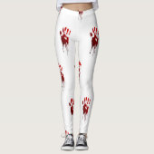 hallowen bloederige handen leggings (Voorkant)