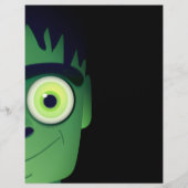 Hallowen Fankenstein Monster Costume Party Invite Flyer (Achterkant)