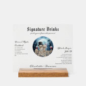 Hallowen Gothic Schedels Tarot De Geliefden Trouwe Acryl Bord (Voorkant)