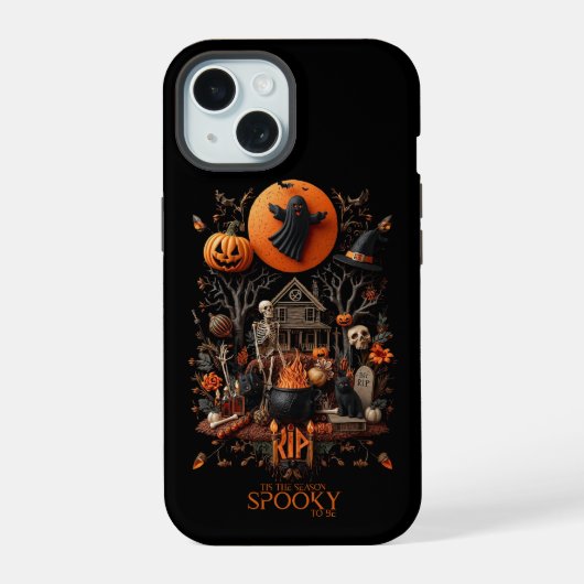 hallowen iPhone 15 case (Achterkant)
