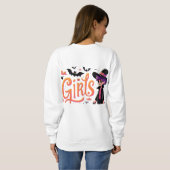 Hallowen meisje T-Shirt (Achterkant volledig)