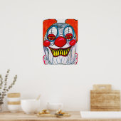 HALLOWEN MONSTER CLOWN poster (Keuken)