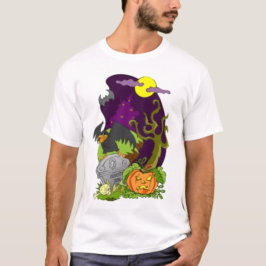 Hallowen Trick or treat? T-shirt (Voorkant)