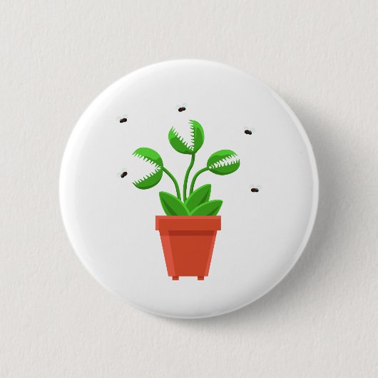 hallowene venvliegval ronde button 5,7 cm (Voorkant)
