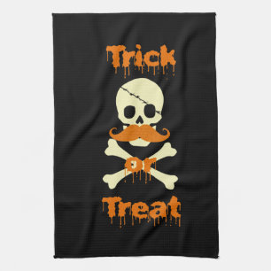 hallowensschedel theedoek