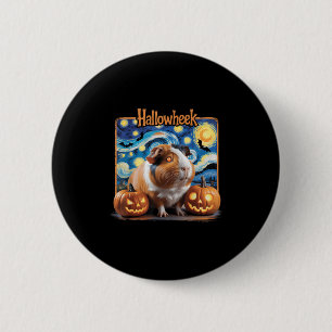 Hallowheek Guinee G Halloween Kunst  Ronde Button 5,7 Cm