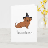 Hallowiener - de Hond van het Worstje van Kaart (Gele Bloem)