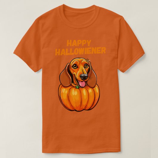 Hallowiener Halloween Doggy T-shirt (Design voorkant)