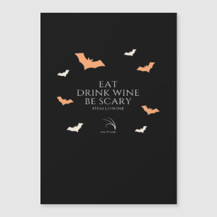 Hallowine Halloween Citaat Eet Drink
