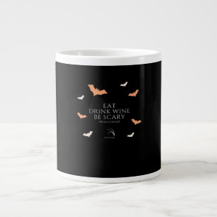 Hallowine Halloween citaat Eet Drink Grote Koffiekop